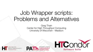 Job Wrapper Scripts: Problems and Alternatives