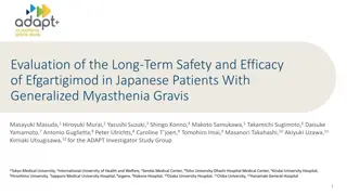 Evaluation of Long-Term Safety and Efficacy of Efgartigimod in Japanese Patients with Myasthenia Gravis