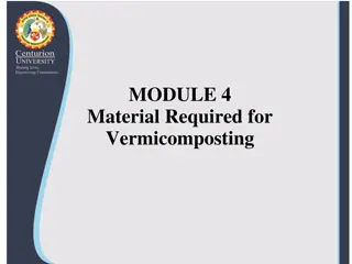 Essential Materials for Vermicomposting