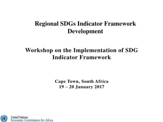 Developments in Implementing SDG Indicator Framework in Africa
