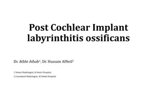 Cochlear Implant-Induced Labyrinthitis Ossificans: Case Study & Imaging Findings
