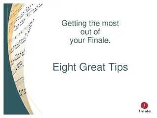Get the Most Out of Finale: Tips for Optimizing Your Music Notation Software