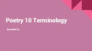 Poetry: Terms, Types, and Examples