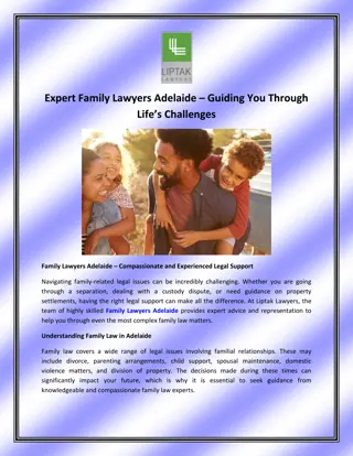 Expert Family Lawyers Adelaide – Guiding You Through Life’s Challenges