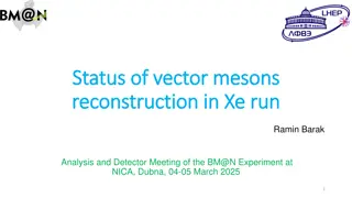 Meson Reconstruction in Xe Run at BM@N Experiment, NICA
