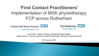 Innovative Approach to Musculoskeletal (MSK) Physiotherapy in NHS Hospitals