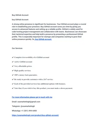 Buy GitHub Account       _