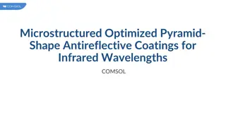 Microstructured Optimized Pyramid-Shaped Anti-Reflective Coatings