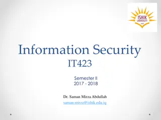 Symmetric Encryption and Cryptography Basics