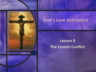 The Cosmic Conflict in God's Love and Justice Lesson 9