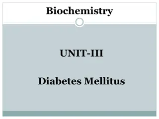 Diabetes Mellitus: Causes, Symptoms, and Management
