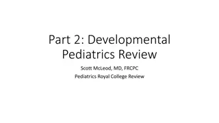 Developmental Pediatrics: Assessments and Interventions