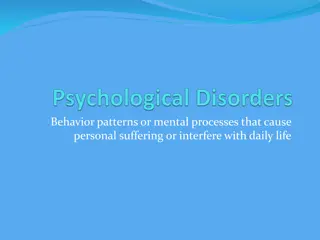 Psychological Disorders and Mental Health Challenges