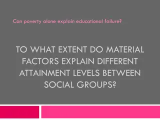 Educational Disparities Due to Material Deprivation