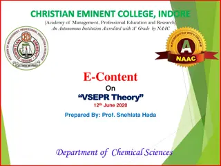 VSEPR Theory for Molecule Geometry
