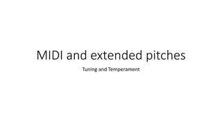 MIDI, Extended Pitches, and Tuning in Music