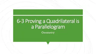 Proving Quadrilaterals: Theorems and Examples