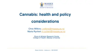 Cannabis Policy Considerations and Pathways