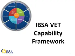 IBSA VET Capability Framework in Professional Development