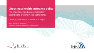 Managed Competition in Dutch Healthcare System - Citizen Understanding Study