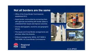 Insights on Border Issues and Cross-Border Coordination