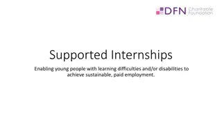 Unlocking Employment Opportunities: Supported Internships for Young People with Disabilities