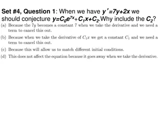 Math Problem Set 4: Conjectures and Solutions