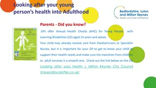 Annual Health Checks for Young People with Learning Disabilities in Milton Keynes