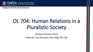 Human Relations in a Pluralistic Society