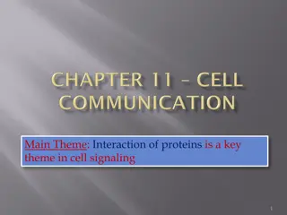 Cell Signaling and Protein Interaction in Biological Systems