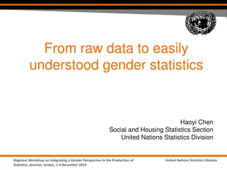 Gender Statistics: From Data to Insights