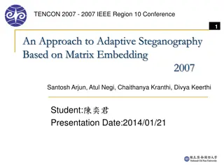Approach to Adaptive Steganography Using Matrix Embedding