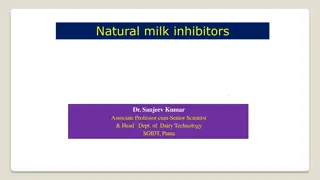 Natural Milk Inhibitors and Preservatives