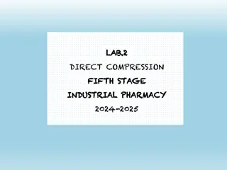Direct Compression in Tablet Manufacturing: Methods and Excipients