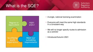 What is the Solicitors Qualifying Examination (SQE) and Its Structure