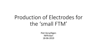 Electrode Production for Small FTM Detector