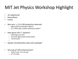 Jet Suppression and Heavy Flavor in High-Energy Physics