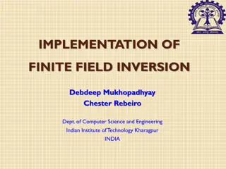 Finite Field Inversion Implementation and Methods