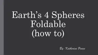 Create Earth's 4 Spheres Foldable with Katherine Pease