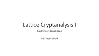 Lattice Cryptanalysis for Cryptosystems