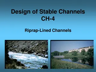 Riprap Design for Stable Channels: Guidelines and Procedures