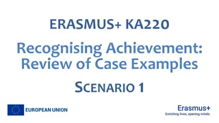 ERASMUS+ Review of Case Examples: Groupwork Discussion and Feedback