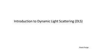 Dynamic Light Scattering (DLS) and Particle Size Analysis