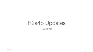 Analyzing H2a4b updates for mass reconstruction