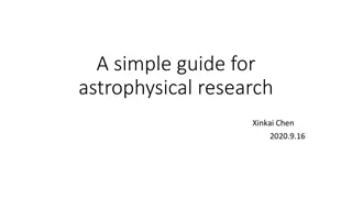Guide to Astrophysical Research and Software Tools