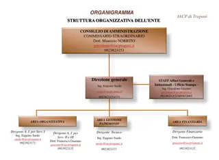 Organizational Structure of IACP di Trapani - Key Personnel and Departments
