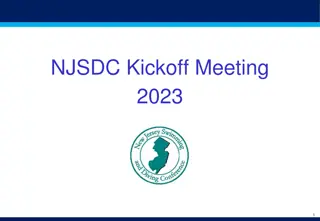 NJSDC Kickoff Meeting 2023 Agenda and Details