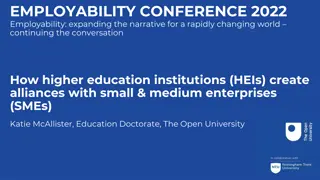 HEI-SME Alliance Creation: Building Sustainable Partnerships