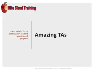 Empowering TAs to Support Student Learning Effectively