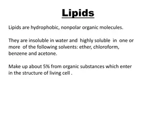 Lipids: Properties and Importance in Cell Structure